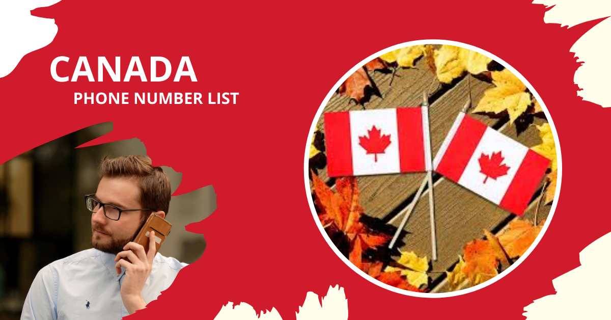 Canada phone number LIst