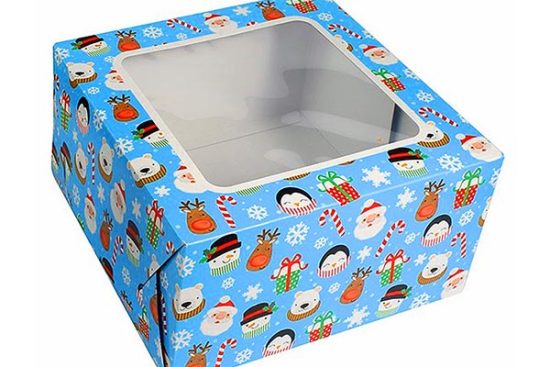 Christmas Cake Boxes and Custom Corrugated Boxes