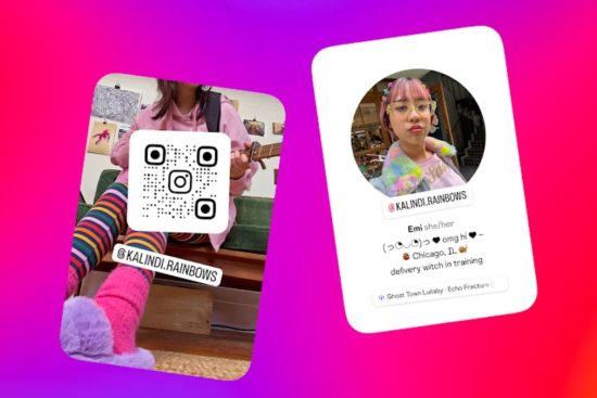 Instagram new profile cards