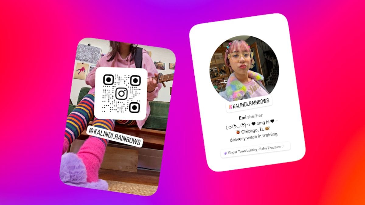 Instagram new profile cards