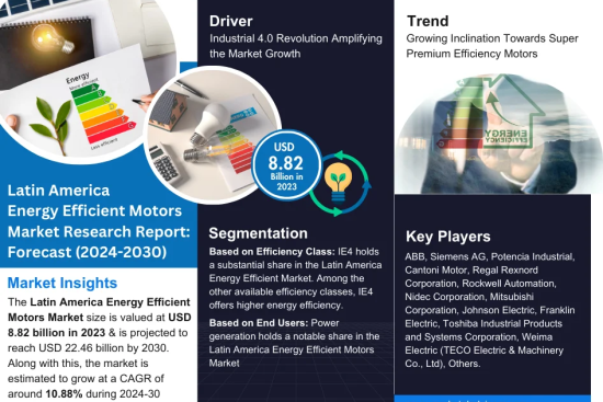 Latin America Energy Efficient Motors Market Research Report Forecast (2024-2030)