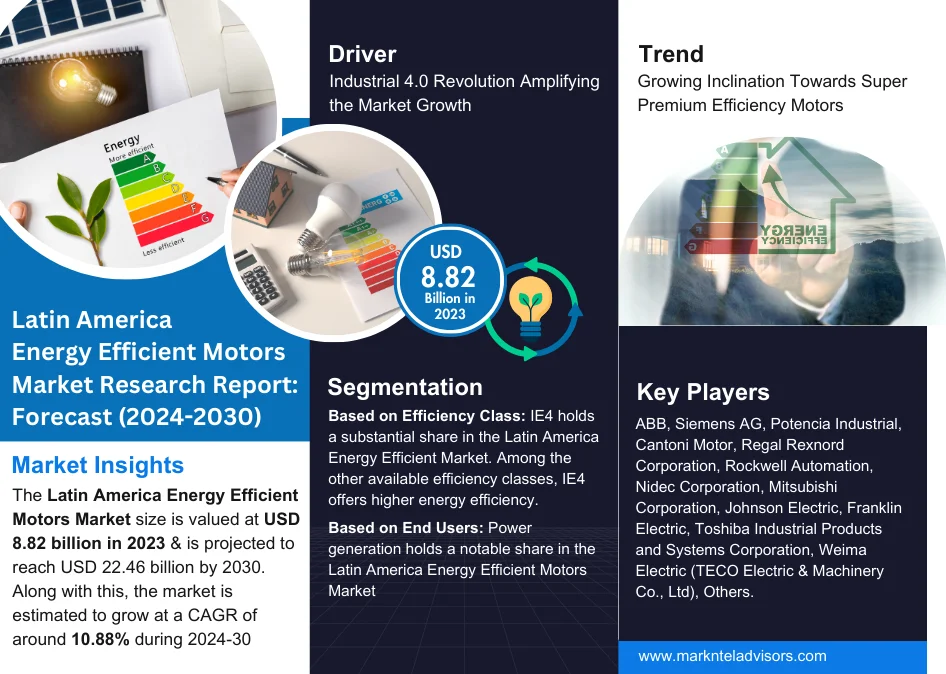 Latin America Energy Efficient Motors Market Research Report Forecast (2024-2030)