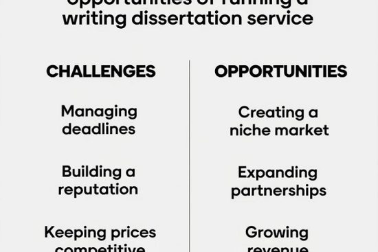 The Challenges and Opportunities of Running a Writing Dissertation Service