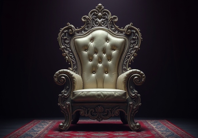 double throne chair