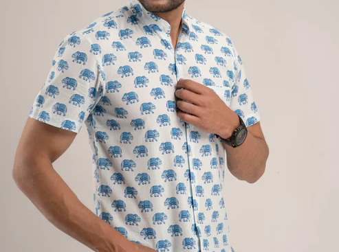 Elephant Print Shirt