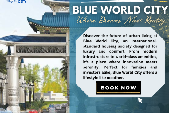 Blue Elegant Luxury Hotel Promotion Facebook  Post