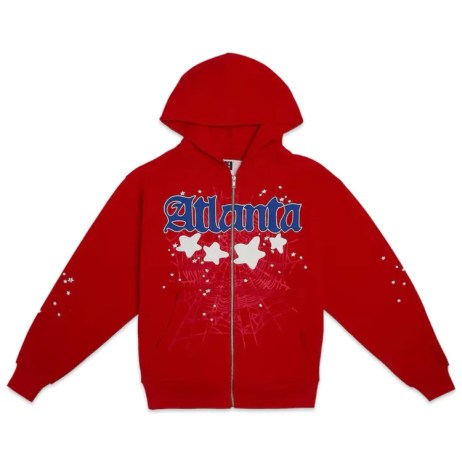 SP5DER-Atlanta-Red-Zip-Up-Hoodie-The-Sp5der-Clothings