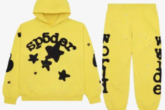 Sp5der Beluga Tracksuit Gold (2)