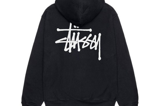 Stussy-Basic-Hoodie-black