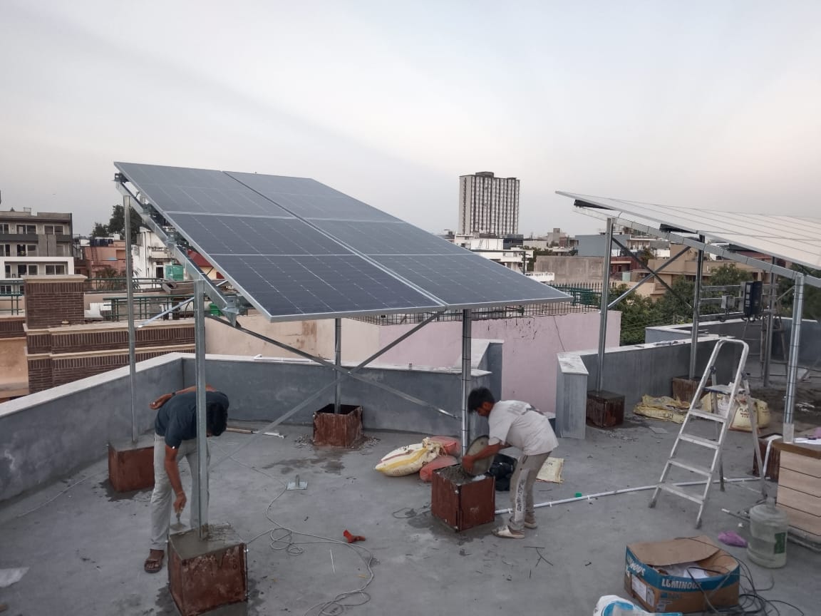 Rooftop Solar panel in Allahabad