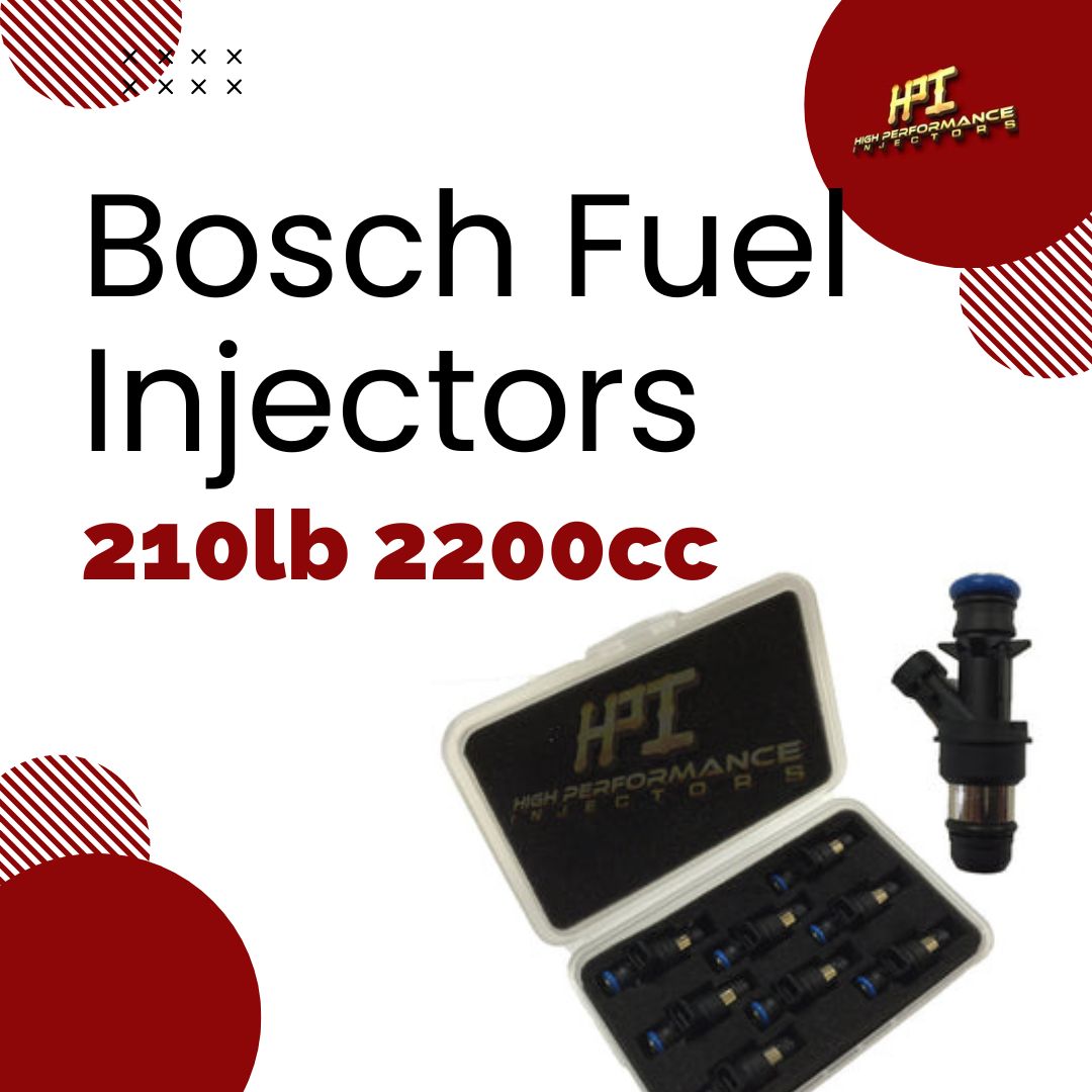 Bosch Fuel Injectors 210lb 2200cc