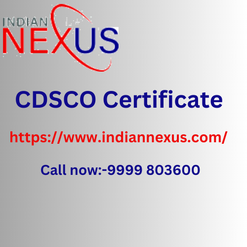 CDSCO Certificate logo indiannexus