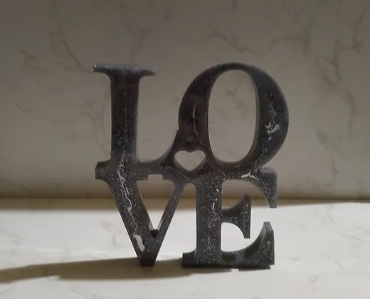 Handmade Love Ornament UK