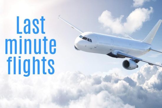 Last minute deal flights tickets booking