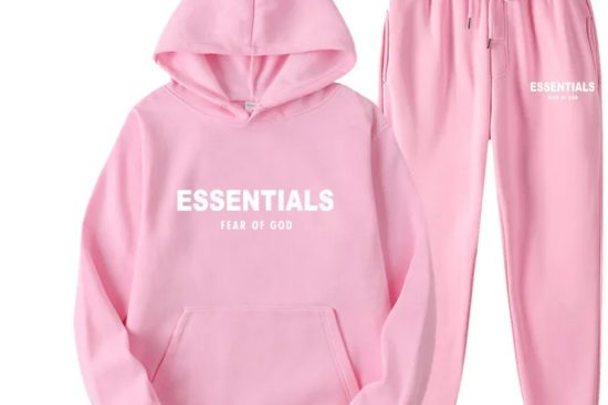 PINK ESSENTIALS TRACKSUIT