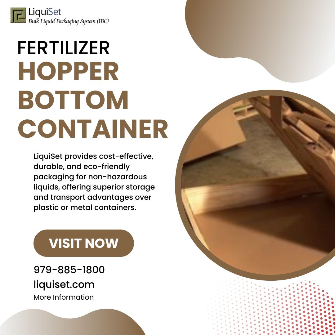 Fertilizer Hopper Bottom Containers