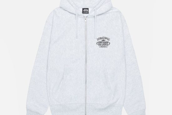 WORLDWIDE ZIP HOODIE(WHITE)