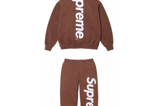 brown supreme Tracksuit