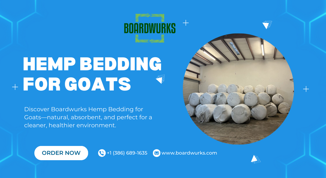 Hemp Bedding for Goats By Boardwurks A Natural and Sustainable Choice