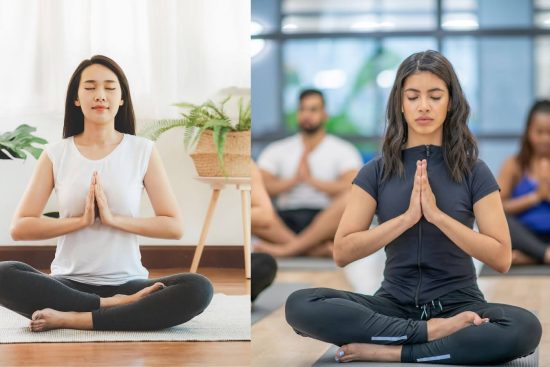 Home Yoga vs. Studio