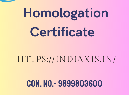 Homologation Certificate logo