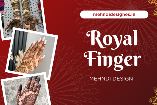 Royal Finger Mehndi Design