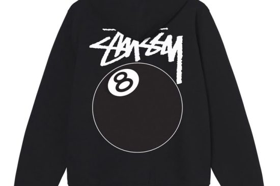 Stussy Men The Stussy Global Cultural ImpactThe Stussy Global Cultural Impact8 Ball Hood Black 1924749-BLAC - XL