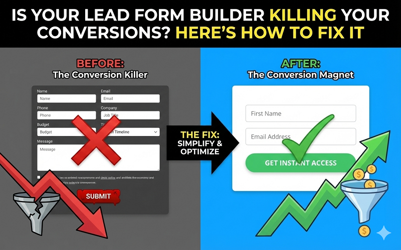 Is Your Lead Form Builder Killing Your Conversions? Here&rsquo;s How to Fix It